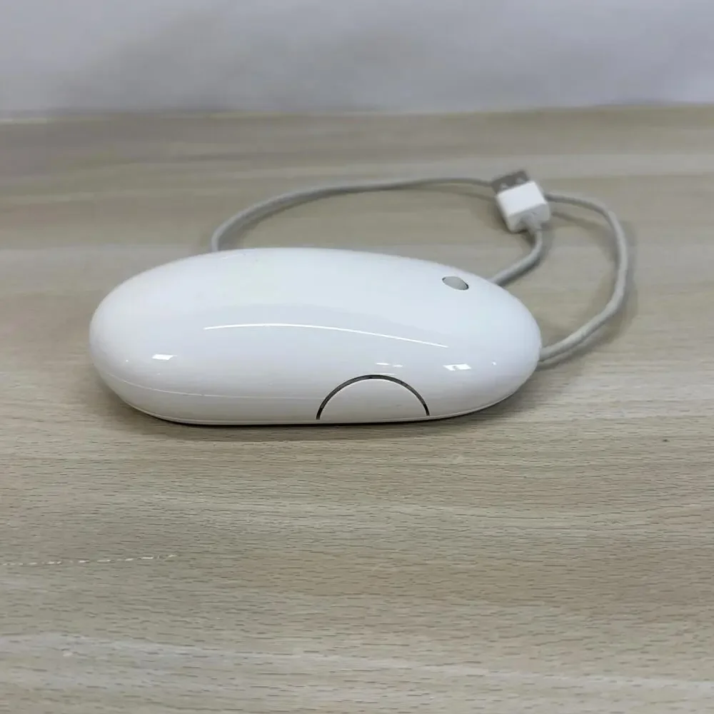 Apple Mac A1152 White Mighty Mouse Original Wired USB